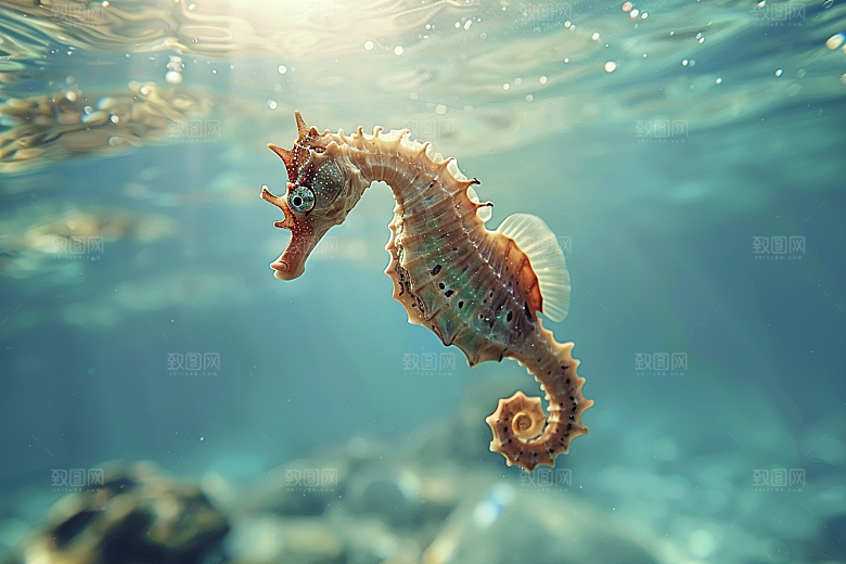 海马生态高清素材