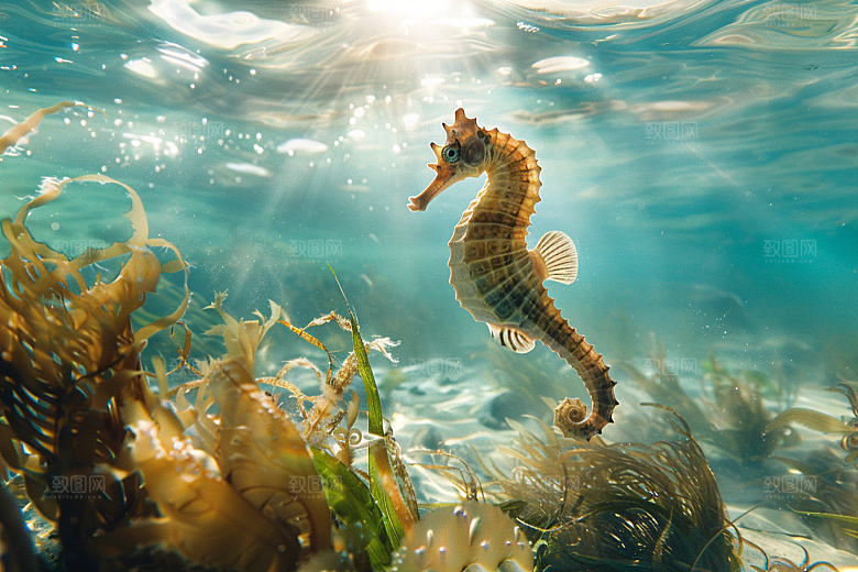 海马生态海洋生物素材