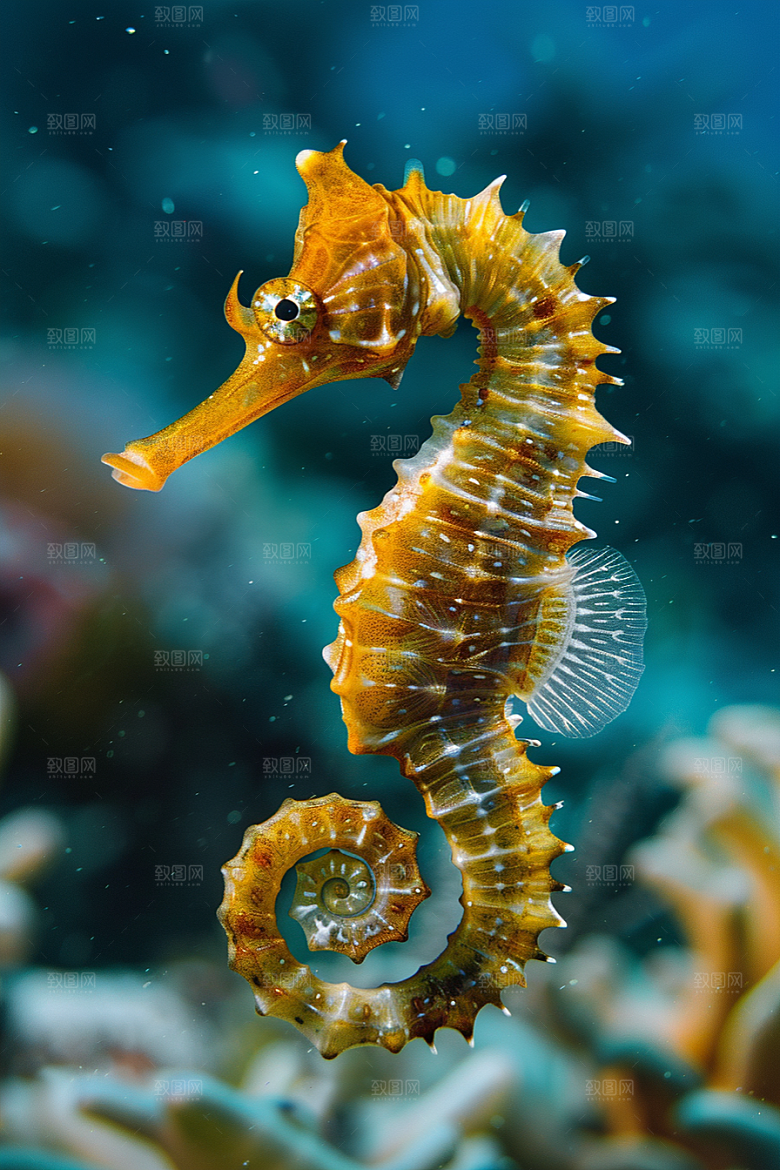 海马保护环境生态素材