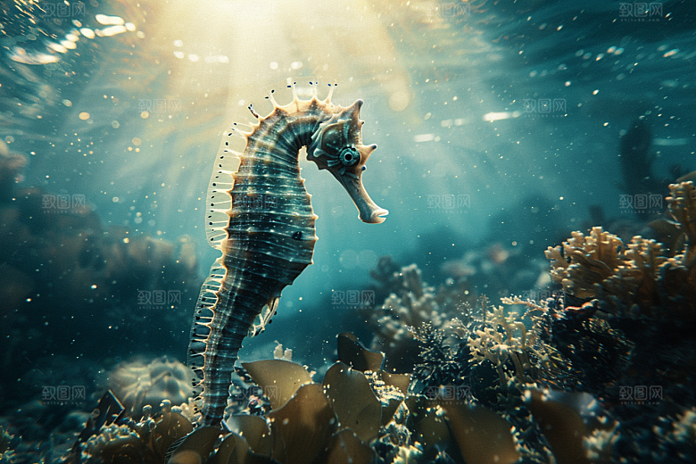 海马海底海洋生物素材