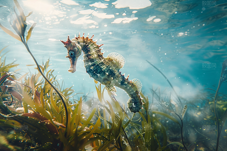 海马海洋生物保护环境素材