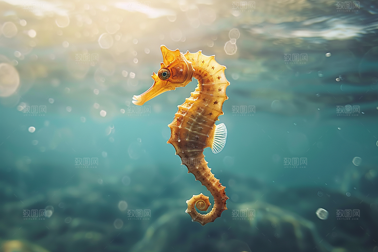 海马自然珊瑚礁素材