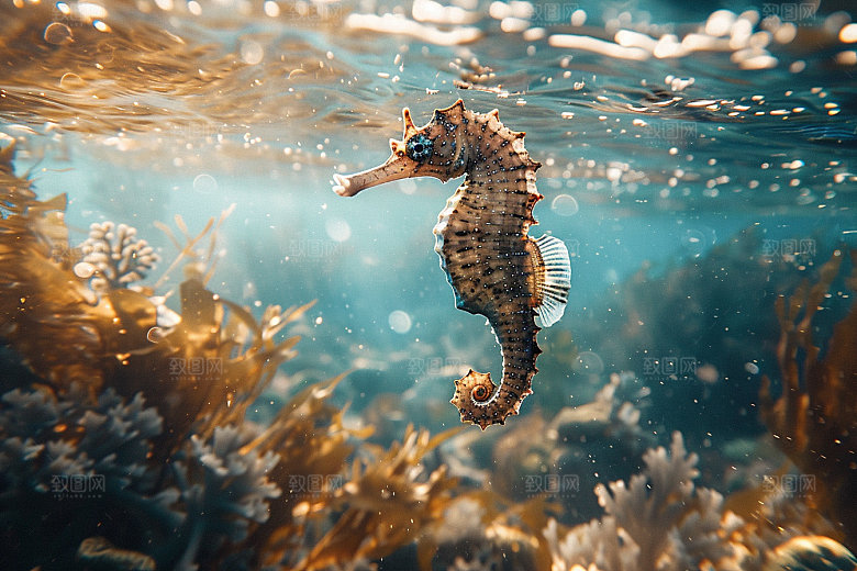 海马生态海洋生物素材