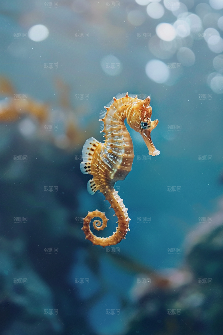 海马保护动物高清素材