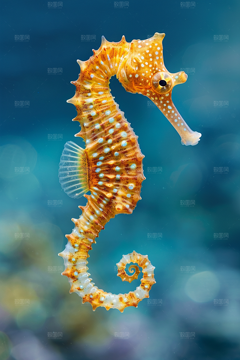 海马海底保护动物素材
