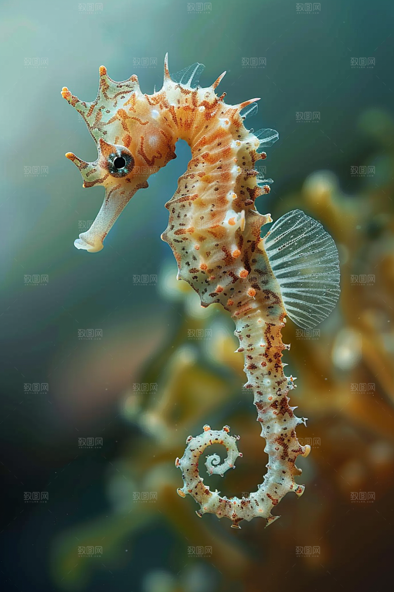 海马保护环境自然素材