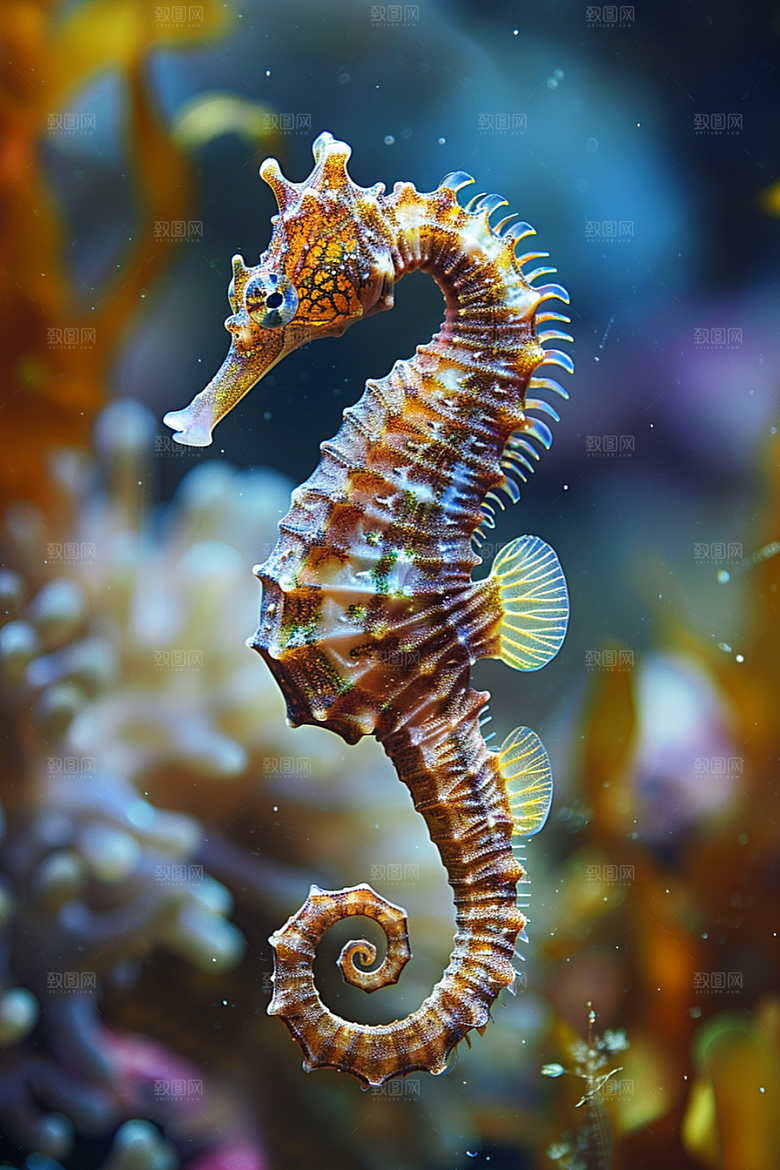 海马海洋生物大海素材