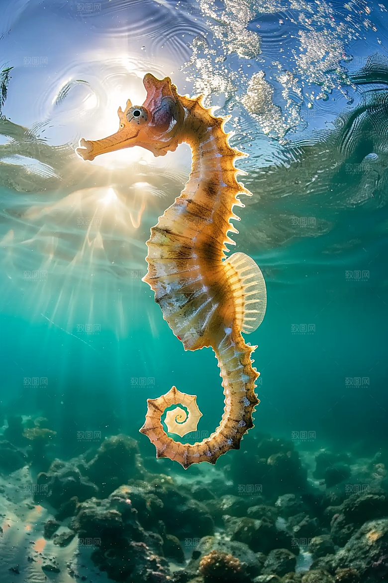 海马保护环境自然素材