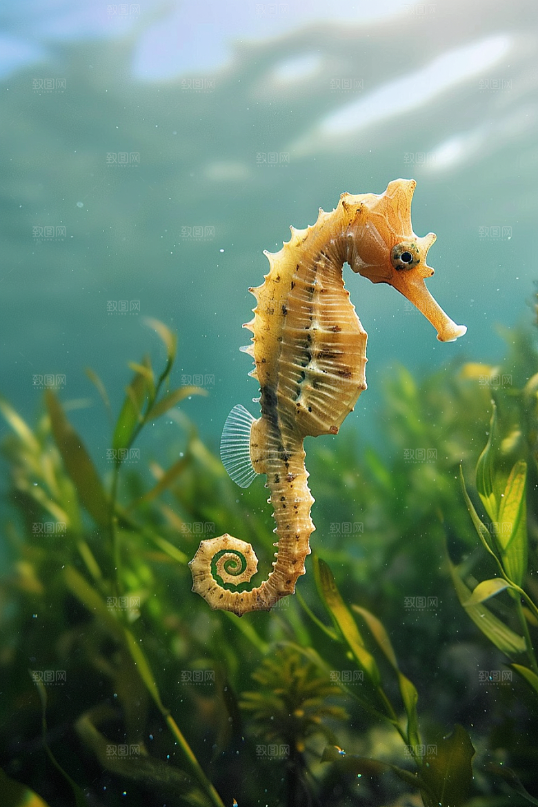 海马高清保护动物素材