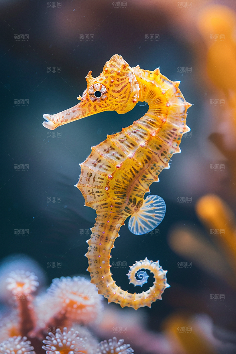 海马自然珊瑚礁素材