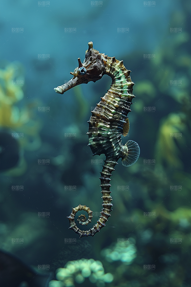 海马保护动物保护环境素材