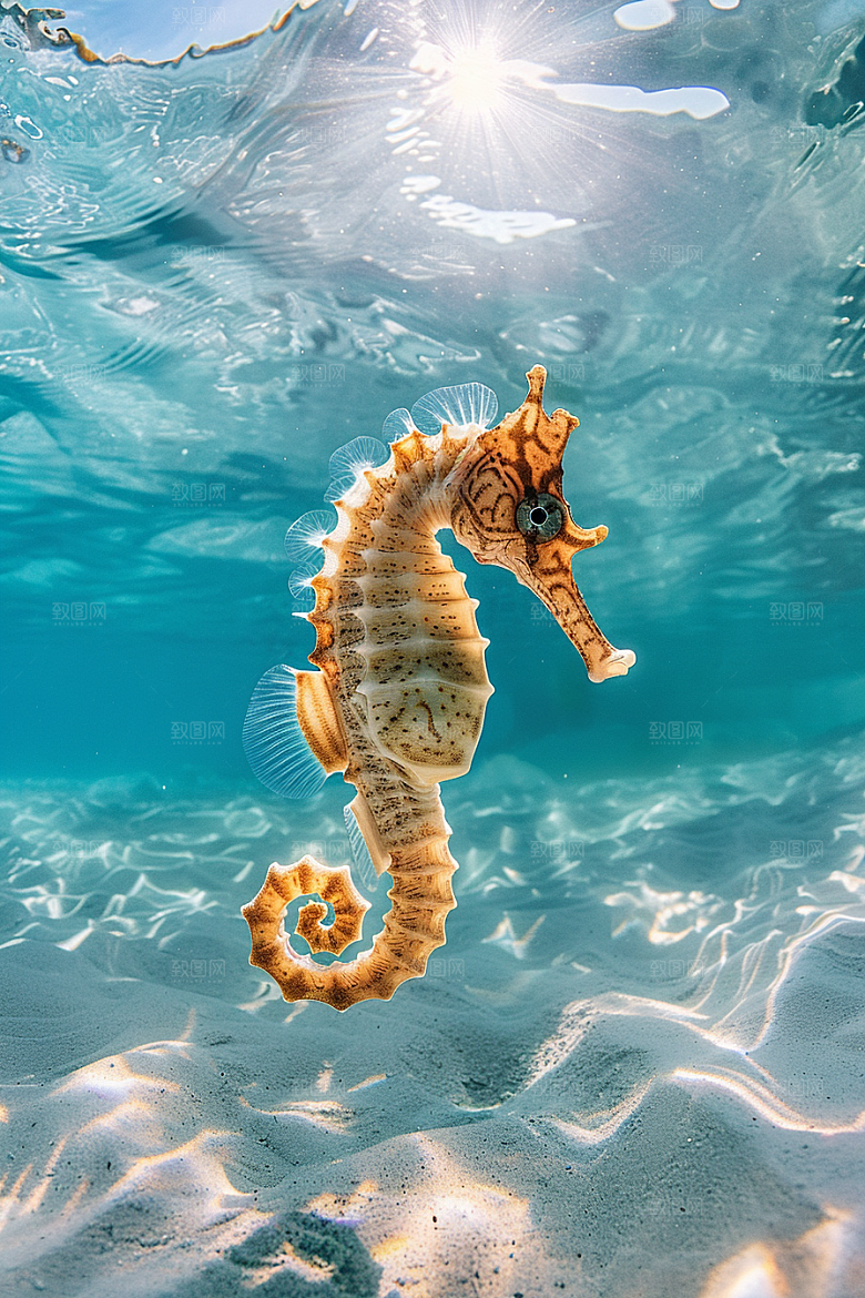 海马保护环境海洋生物素材