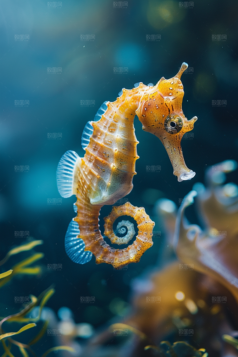 海马保护动物海洋生物素材