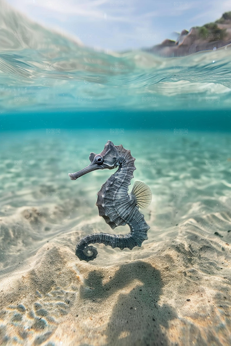 海马海洋生物生态素材
