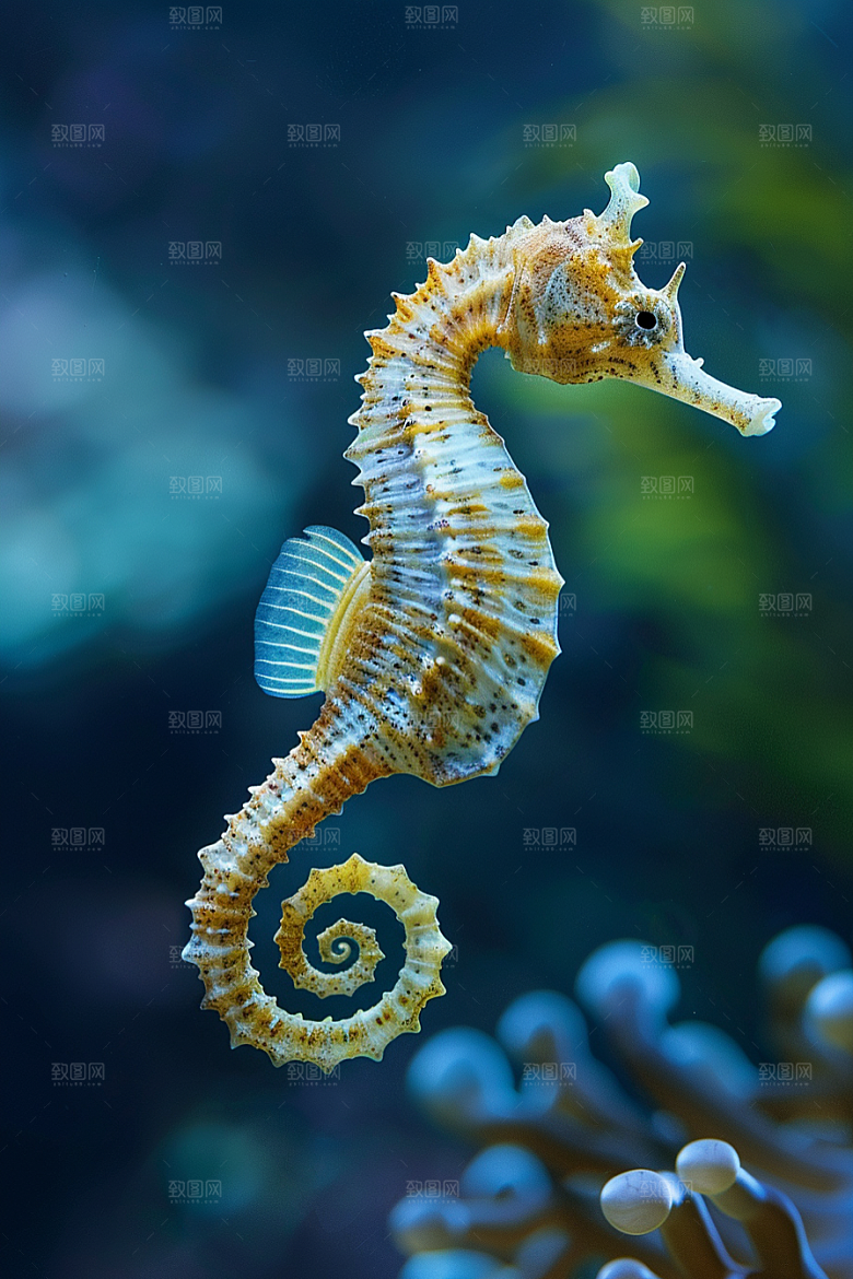 海马海底保护环境素材