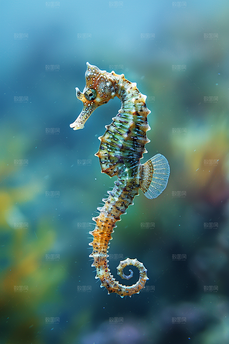 海马自然珊瑚礁素材