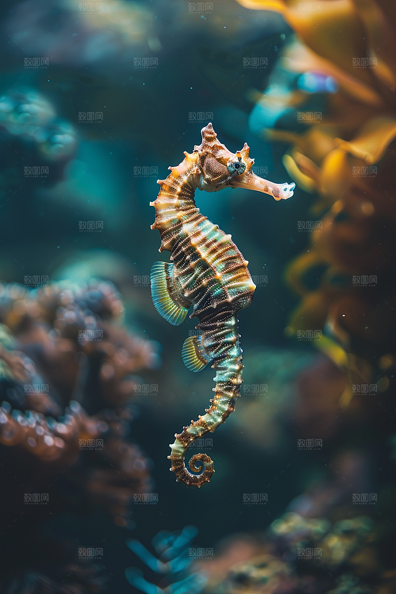 海马生态高清素材