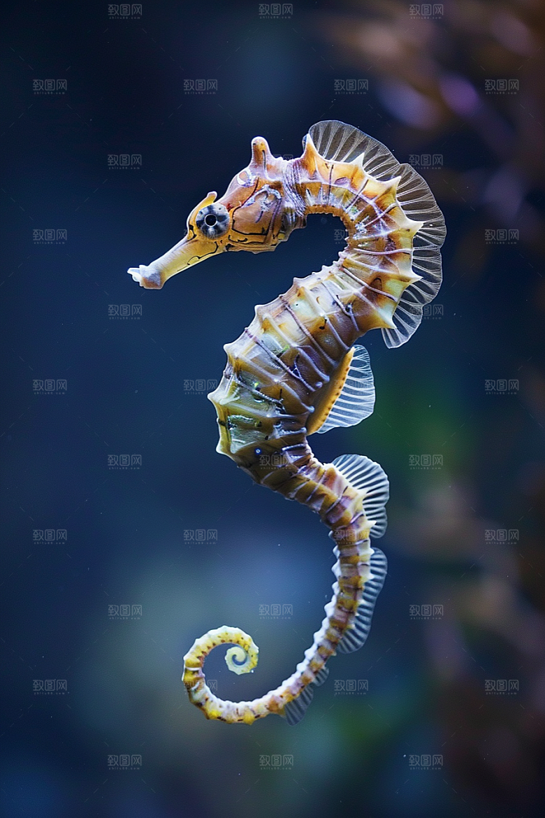 海马海洋生物生态素材