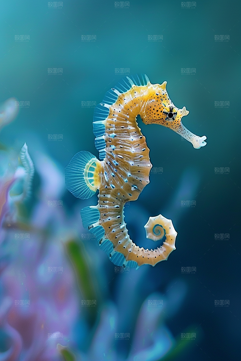 海马海底海洋生物素材