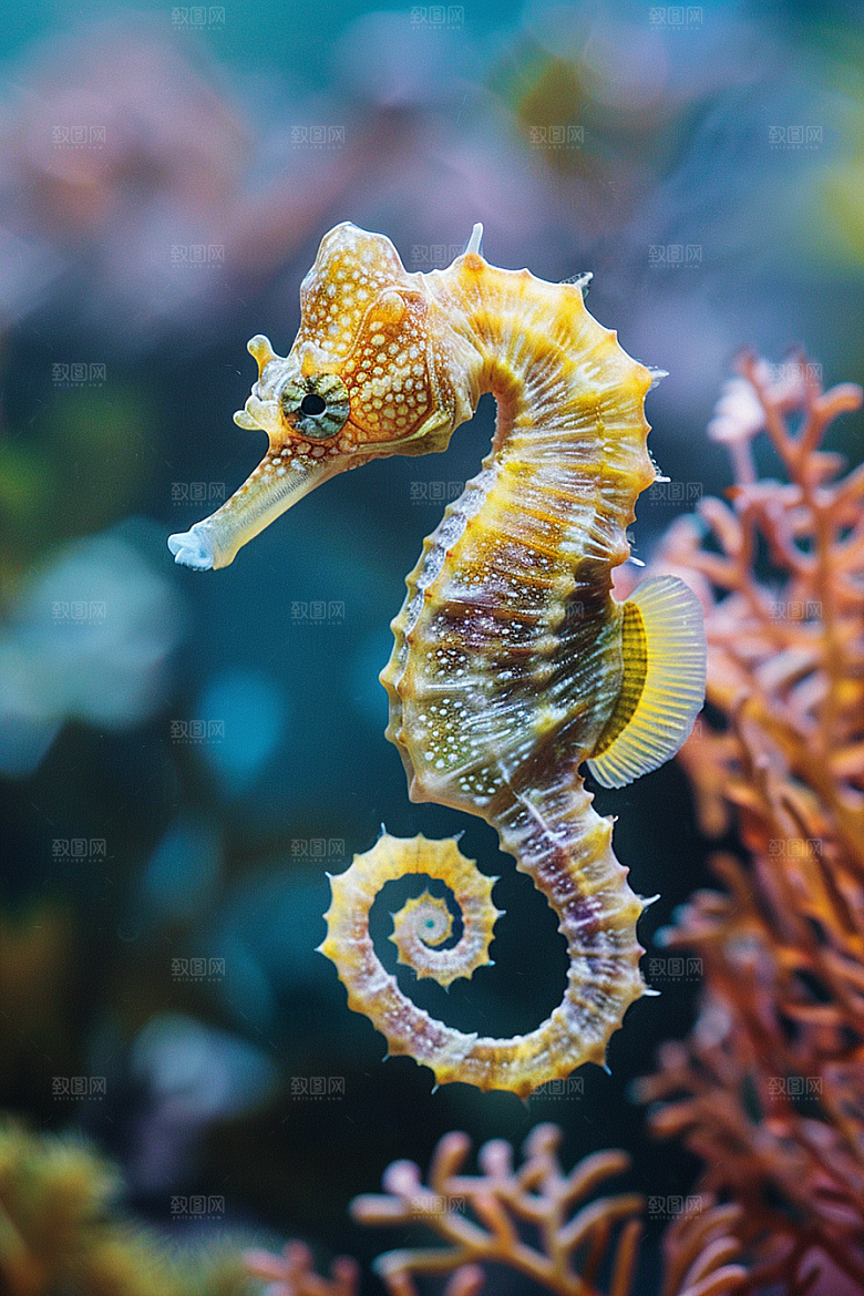 海马海底海洋生物素材