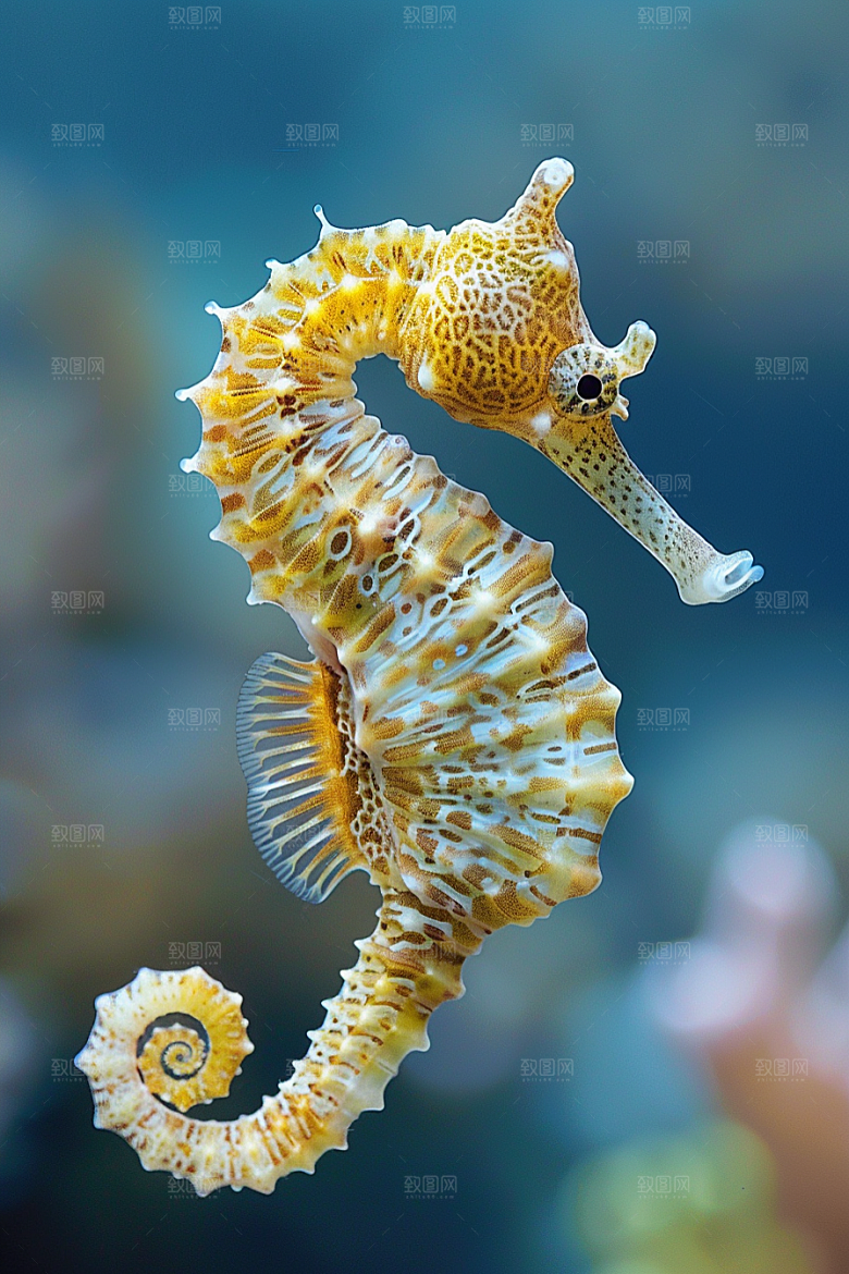 海马保护环境海洋生物素材