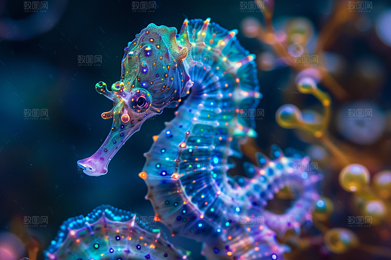 海马生态高清素材