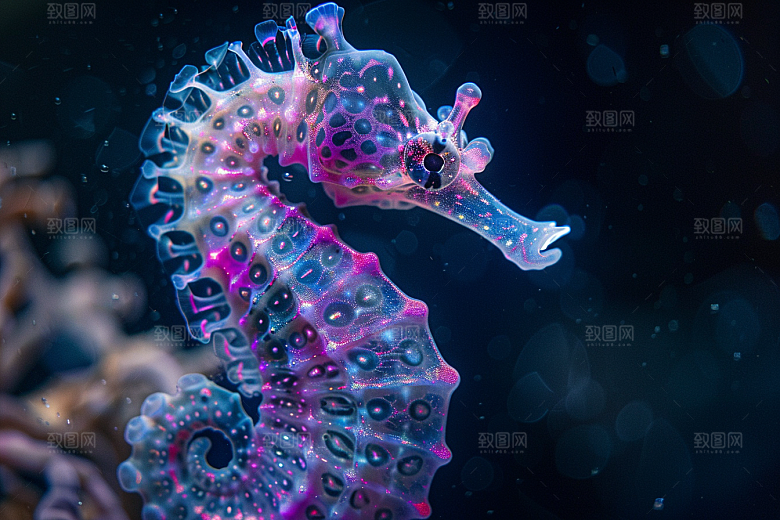 海马珊瑚礁高清素材