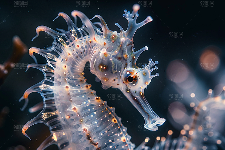 海马保护环境海底素材