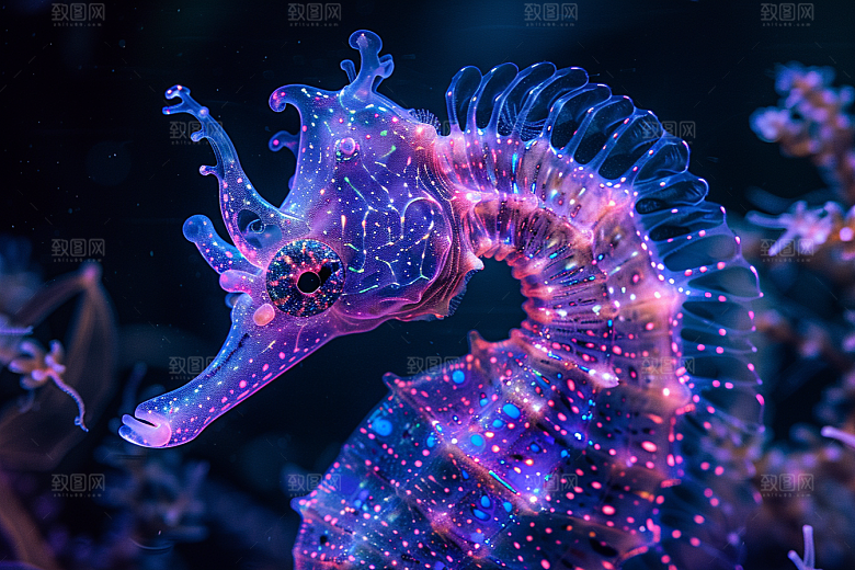 海马海洋生物大海素材