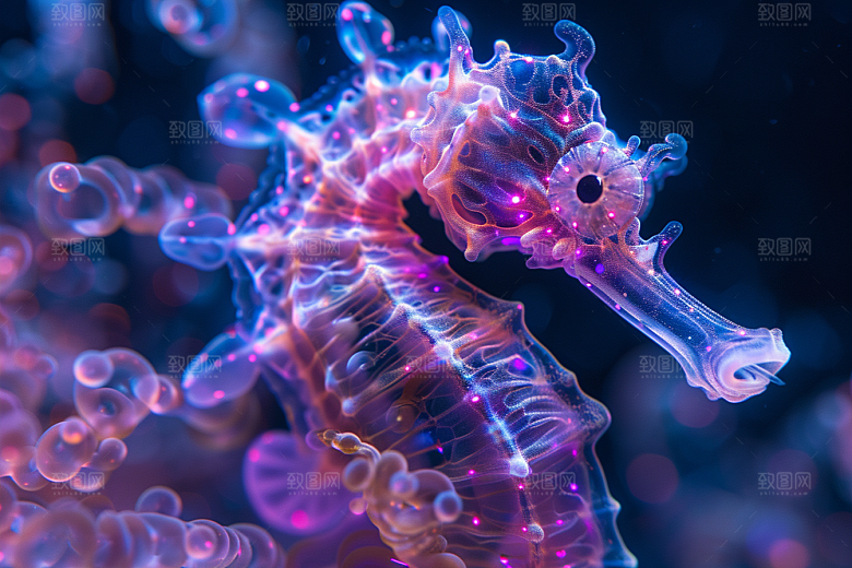 海马保护动物海洋生物素材