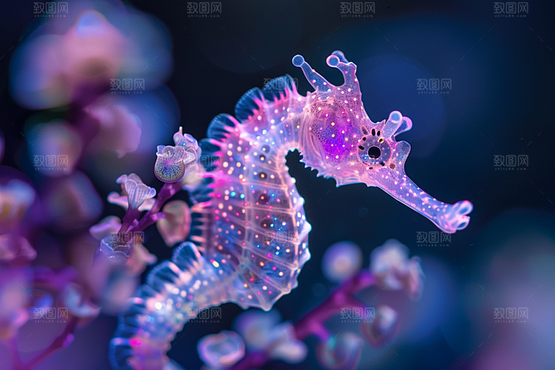 海马海底保护动物素材