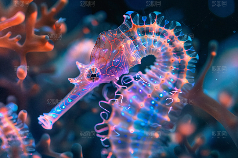 海马保护动物环保素材