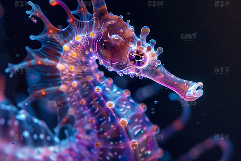 海马海洋生物珊瑚礁素材