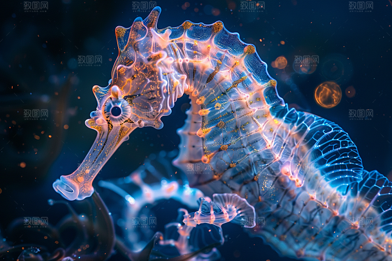 海马海底保护环境素材