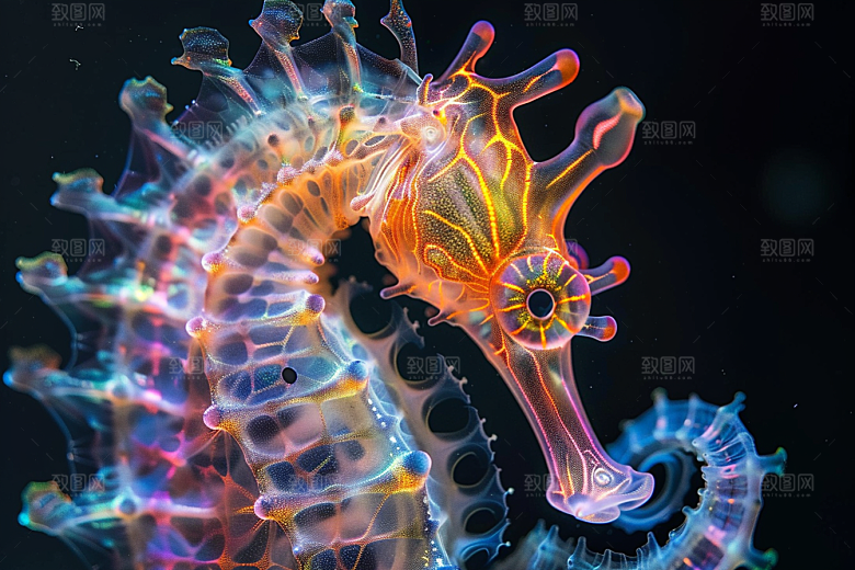 海马生态大海素材
