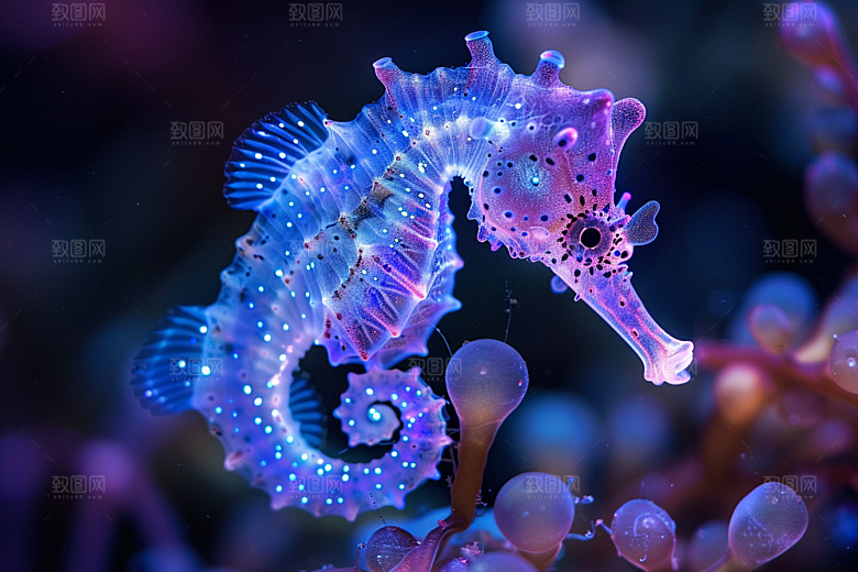 海马生态珊瑚礁素材