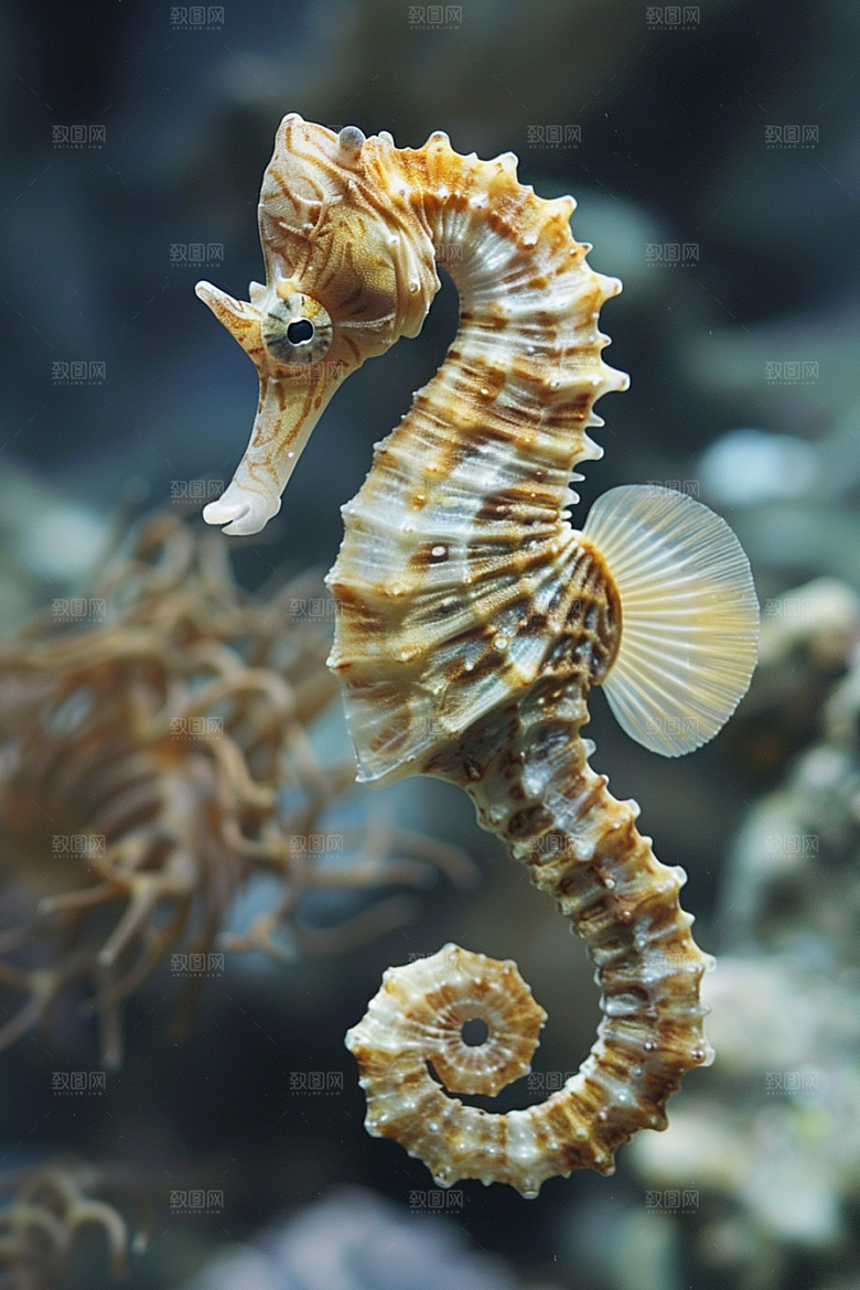 海马海底自然素材