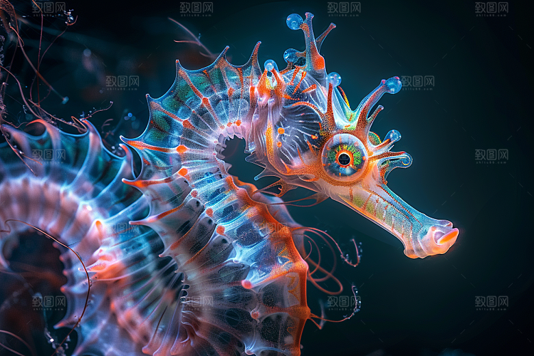 海马自然保护环境素材