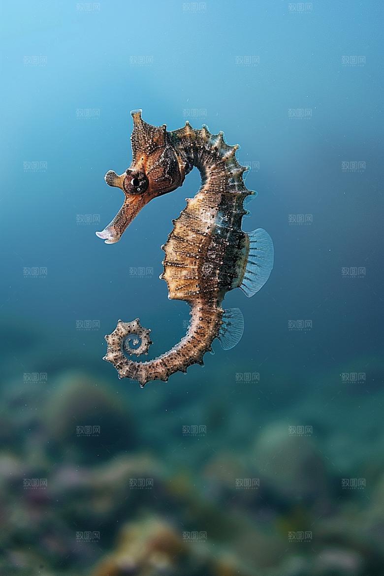 海马海洋生物大海素材