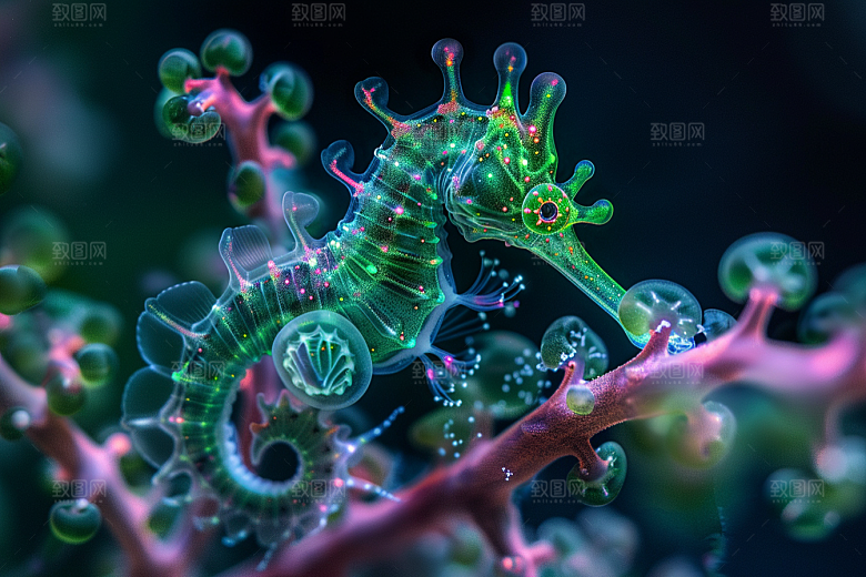 海马保护环境自然素材
