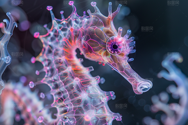 海马保护环境高清素材