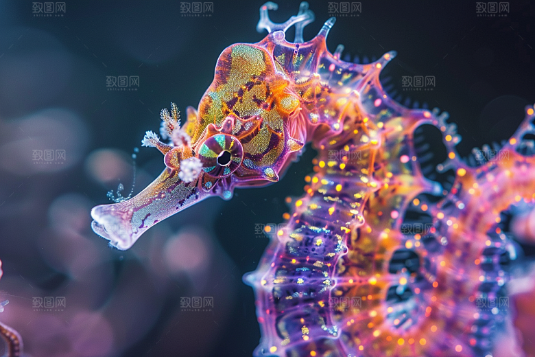 海马环保保护动物素材
