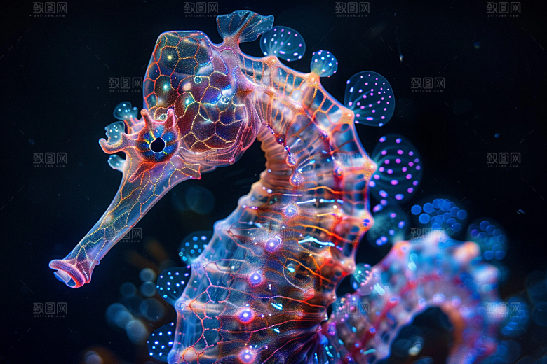 海马海底海洋生物素材