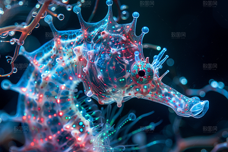 海马海底海洋生物素材