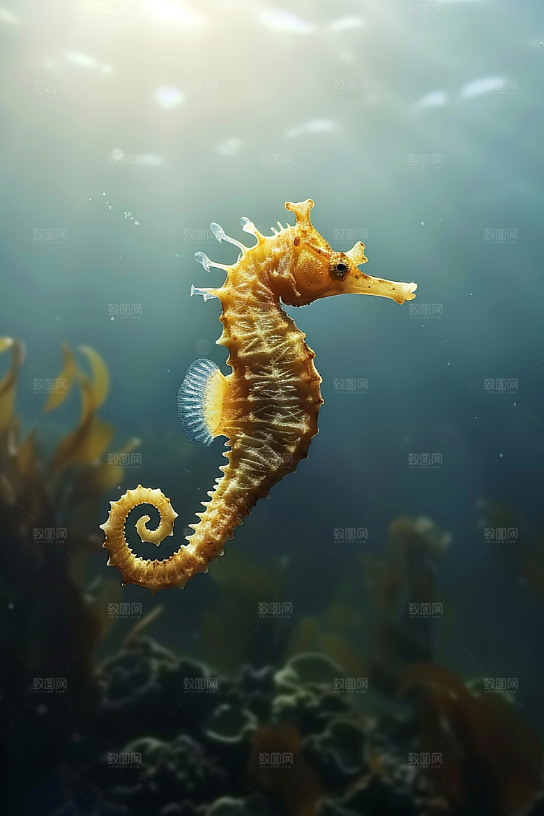 海马保护动物环保素材