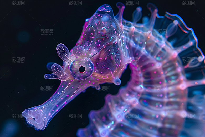 海马高清保护动物素材