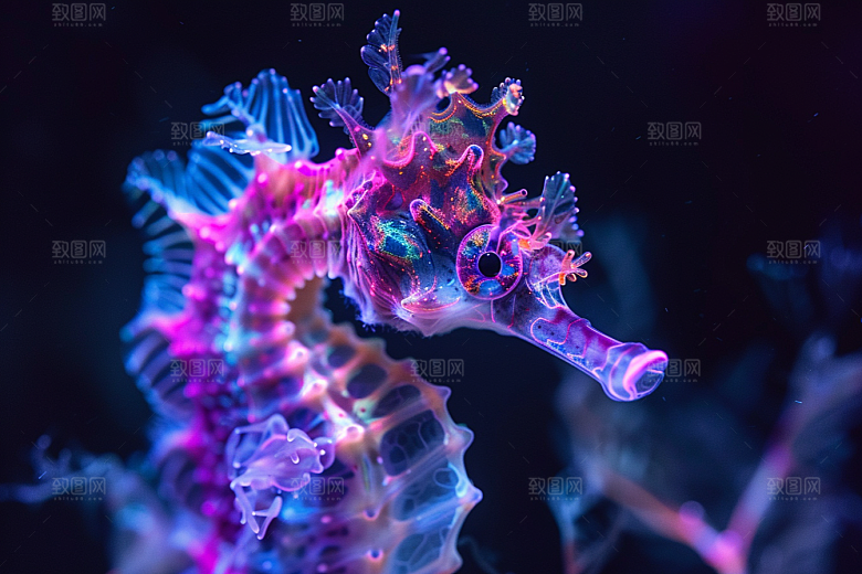 海马保护环境生态素材