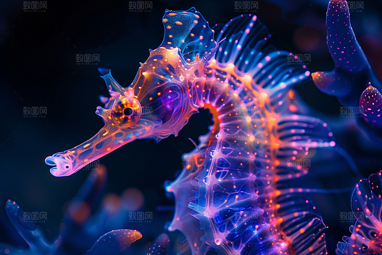 海马生态海底素材