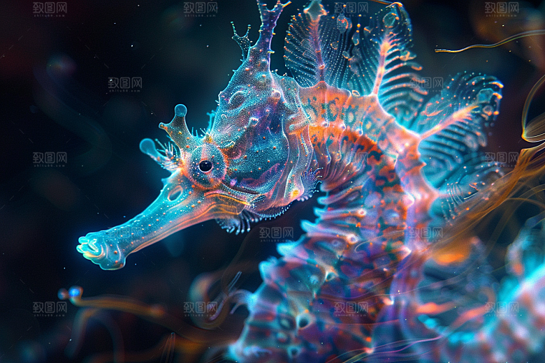 海马保护环境海洋生物素材