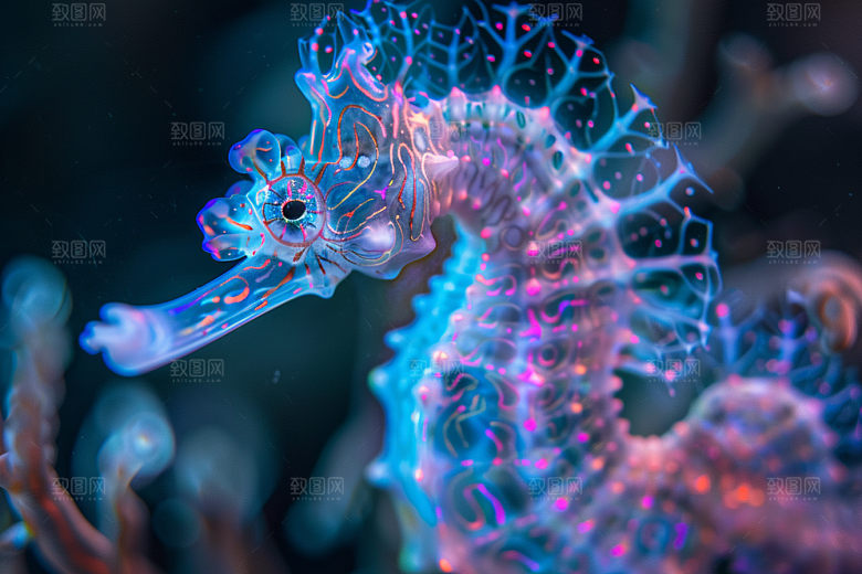 海马珊瑚礁保护环境素材